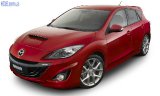 EU (GER), 5HB, MPS, LHD, 2.3L-DISIT, 6MT, Velocity Red MC, Black and Red Two Tone Half Leather